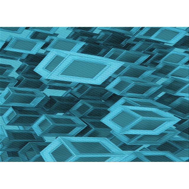 Ahgly Company Machine Washable Indoor Rectangle Transitional Medium Teal Green Area Rugs, 2' x 4'