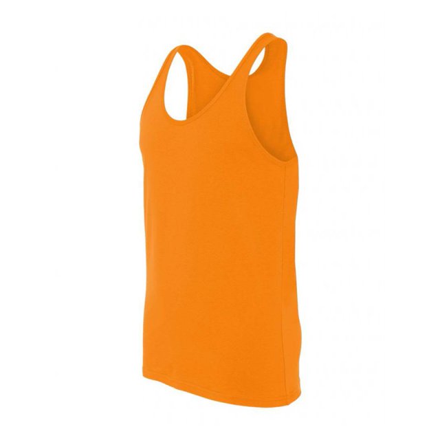 Unisex Jersey Tank - Orange - Small