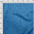 thumbnail image 3 of oneOone Georgette Viscose Orange Fabric Writing Font Craft Projects Decor Fabric Printed By The Yard 42 Inch Wide, 3 of 5