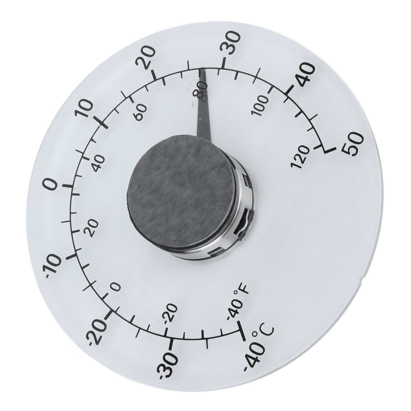 Window , -40-50 degrees Celsius  Range Transparent Waterproof Sensitive Temperature Meter Pointer Type Battery Free  for Home for Farm