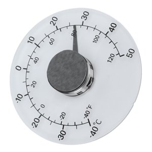 Window , -40-50 degrees Celsius  Range Transparent Waterproof Sensitive Temperature Meter Pointer Type Battery Free  for Home for Farm