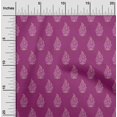 thumbnail image 2 of oneOone Cotton Cambric Purple Fabric Block Craft Projects Decor Fabric Printed By The Yard 42 Inch Wide, 2 of 4