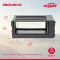 thumbnail image 3 of SKB 4U rSeries Porte-Bagages Peu Profond avec Roues Arrière Intégrées et Poignée de Traction, 3 of 12