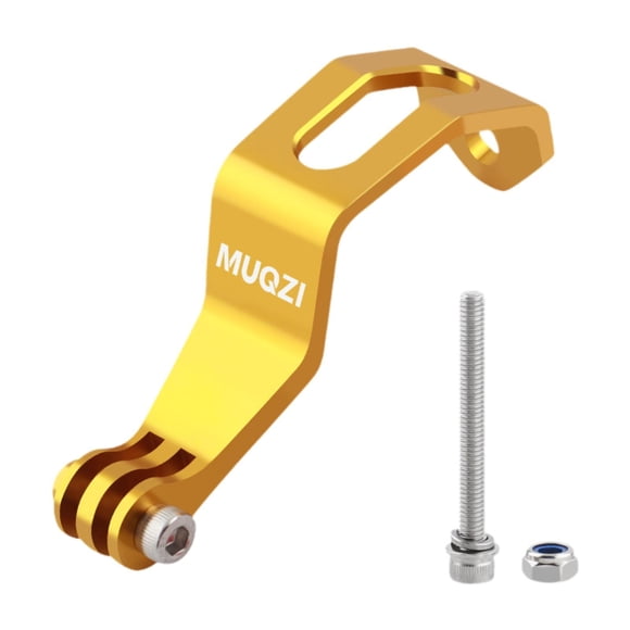 funtasica Bike Camera Mount Action Camera Bracket Replacement Accessories Sports Camera Holder High Performance Mount Holder Gold