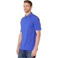 thumbnail image 2 of Hanes Men`s X-Temp Fresh IQ Pique Polo, S, Deep Royal, S, Deep Royal, 2 of 2