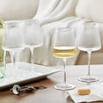 thumbnail image 3 of Better Homes & Gardens Glass 17 oz Ribbed Wine Glass, Clear, 3 of 5