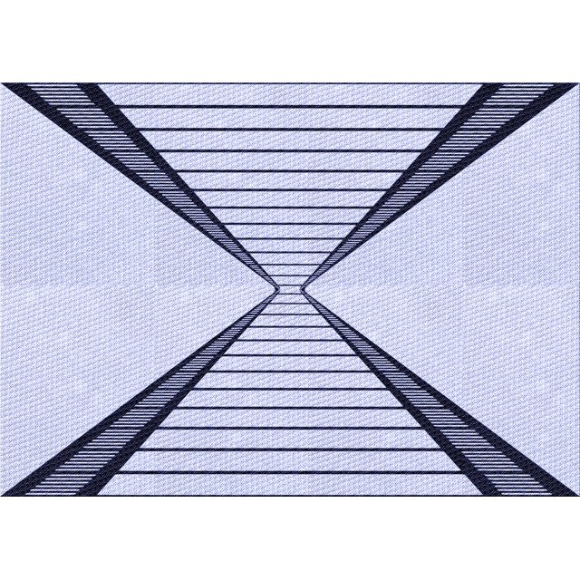 Ahgly Company Tapis d'Intérieur Lavables en Machine Rectangle Bleu Lavande Transitionnel, 4' x 6'