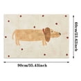 thumbnail image 2 of Hearth & Gear Rug Cute Living Room Bedroom Rug Bedside Puppy Blanket Children's Room Fall Game Crawling Rug Washable Netted Throw Blanket Throw Carpets for Living Room Velour Throw Blanket Cute Room, 2 of 6