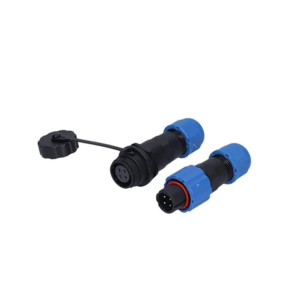 Connecteur en Ligne Robuste SP13 IP68 Étanche pour l'Aviation, Adapté aux Applications Extérieures et à la Transmission de Puissance