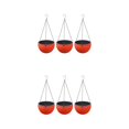 thumbnail image 2 of Wweixi 3pieces Stylish Planters For Hanging Pot Flower Plant Hanging Garden orange S 2Set, 2 of 6
