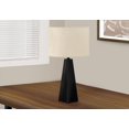 thumbnail image 1 of Monarch Specialties  Luminaire, 27"h, Lampe De Table, Résine Noire, Tons Beige., Moderne, 1 of 6