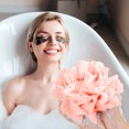 thumbnail image 4 of Bath Sponge | Shower Pouf | Exfoliating Loofah for Body Cleansing and Skin Care | Soft and Gentle for Sensitive Skin | Hanging Loop for Shower Storage | 7.8 x 7.8 Inch, 4 of 6