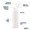 thumbnail image 3 of Ello Flip & Fill 32 oz Stainless Steel Water Bottle, 3 of 7