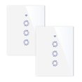 thumbnail image 1 of Mistaha 2-Way Wi-Fi Smart Switch Light Switch Voice Control, Remote Control, Touch Control Compatible with Home Schedule, Timer, Countdown Needs Neutral Wire No Hub Required 95-, 1 of 8