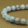 thumbnail image 4 of Bracelet Extensible Unisexe en Perles Rondes 8 mm en Pierre Précieuse Aigue-Marine Multicolore Naturelle 7 Pouces, 4 of 5