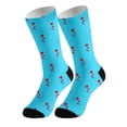 thumbnail image 1 of TINZ DIY Custom Socks With Picture Funny Print Photo Socks Customized Novelty Sock For Men Women Socks Women Training Small Socks for Women plus Size Compression Socks Wide Calf, 1 of 2