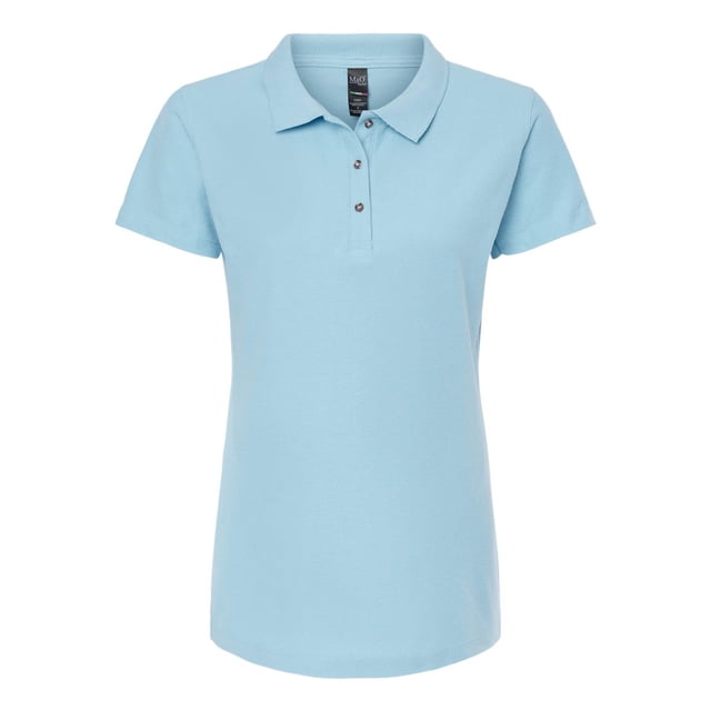 M&O 7600 Women's Ringspun Polo