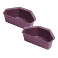 thumbnail image 1 of Oleegame 2PC Spoon And Lid Rest Kitchen Leaking Basket Triangular Kitchen Waste Leaking Basket Sink Side Shelf Pink, 1 of 3
