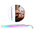 thumbnail image 3 of lionlar Stainless Steel Eyelash Extension Tweezers, Professional Straight Curved Eyelash A, 3 of 4