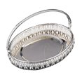 thumbnail image 3 of veasfak Fruit Tray with Handle Creative for Household Cupcake Display Birthday Party Oval, 3 of 9
