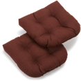 thumbnail image 1 of Coussin de Chaise de Salle à Manger Extérieur en Polyester Filé Tufté en Forme de U de 19 Pouces (Ensemble de 2) - Cacao, 1 of 1