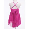 thumbnail image 4 of Alvivi Justaucorps Lyrique Sans Manches pour Grandes Filles de Ballet Danse Moderne Costumes Rose 8, 4 of 7