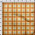 thumbnail image 3 of oneOone Viscose Jersey Light Yellow Fabric Madras Check Sewing Craft Projects Fabric Prints By Yard 60 Inch Wide, 3 of 5