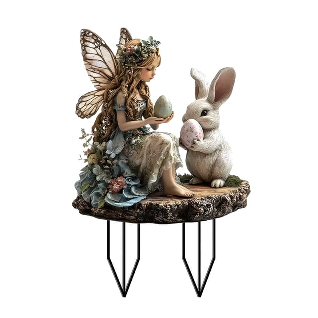 Nouveau Piquet de Jardin Tendance Lapin de Pâques Jardin Piquet de Jardin de Pâques Décoration de Pâques Rétro Lapin de Pâques Oeuf de Pâques Logo de Jardin Décoration de Pâques Extérieure Lapin de Pâques Oeuf de Pâques Lo de Pâques