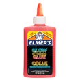 thumbnail image 1 of Colle liquide phosphorescente Elmer’s, lavable, rose, idéale pour fabriquer de la glu, 1 of 5