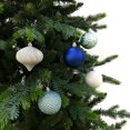thumbnail image 2 of Holiday Time 45 Count Shatterproof Ornaments-Blue/Teal/White, 2 of 5