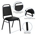 thumbnail image 2 of Flash Furniture Hercules Series Trapezoidal Back Stacking Banquet Chair in Black Vinyl, 2 of 9