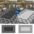 thumbnail image 4 of Reversible Outdoor Rug, Waterproof Plastic Straw Mat – Durable, UV-Resistant, Easy-Clean, Non-Shedding Patio Carpet for Deck, Porch, Balcony, Backyard, Camping, RV Use, 4 of 8