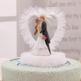 thumbnail image 3 of jifeng Modern and Simple Cake Topper Couple Character Ornament Creative Cake Decoration Crystal Love Small, 3 of 8