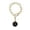 Q, variant on Letter Charm Accessories For Cup Name ID Letter Handle For Cup Tumbler Circle Shape Charms Thoughtful Gift For Black