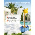 thumbnail image 3 of VEVOR Foam Machine, Adjustable Angle Control Foam Cannon Party Machine, Bubble Cannon with 37QT Water Tank, Stable Vertical Design, Dense Foams Maker, 3 of 9