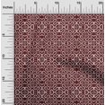 thumbnail image 1 of oneOone Georgette Viscose Fabric Leaves & Swirl Block Printed Craft Fabric BTY 42 Inch Wide, 1 of 4