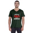 thumbnail image 1 of Inkmeso Mens Gradution Tee Shirt Proud Dad Of A Senior€ Graphic Print Tshirt For Daddy Gift, 1 of 6