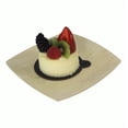 thumbnail image 4 of Assiette Carrée à Dessert de 4 Po/assiette à Feuilles de Martin Bio/naturelle, Écoresponsable, Robuste, Réutilisable, Compostable Biodégradable pour Cour Arrière, Fourniture Jetable/fête à Thème, Mariage/lot de 10, 50 Ou 100, 4 of 4