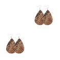 thumbnail image 1 of QualitChoice Leopard Print Earrings Body Decoration Water Drop Ear Dangles Birthday Gift Type 11 2Set, 1 of 6