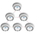 thumbnail image 1 of X-Sense Wireless Smoke Detector Carbon Monoxide Detector Combo 10 Year Battery Alarm With Display, Over 820 ft Transmission Range, SC07-W, 6-Pack, 1 of 8