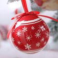 thumbnail image 4 of Suncoda Holiday Ball, Holiday Ball Ornament Tree Ornament, 2.8 Inch Multi-Style Holiday Light Bulb Ornament Holiday Tree Ornament Tree Dress Family Party Holiday Ornament, 4 of 5