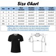 thumbnail image 4 of BOBOGOJP T-Shirt en Coton à Manches Courtes T-Shirt à Manches Courtes Col Rond Ample Décontracté Hauts Chemise (Bleu Clair,G), 4 of 4