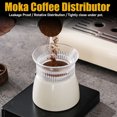 thumbnail image 3 of Enhance Moka Pot Brewing Moka Coffee Distributor Splash Coffee Grounds Dispenser Proof Dosing Funnel Coffee Dosing, 3 of 8