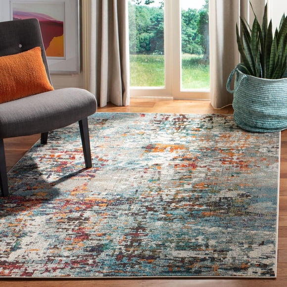 Safavieh Madison Flowers Vintage Abstract Area Rug