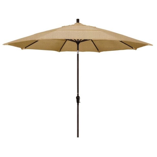 California Umbrella 11' Patio Umbrella in Linen Sesame
