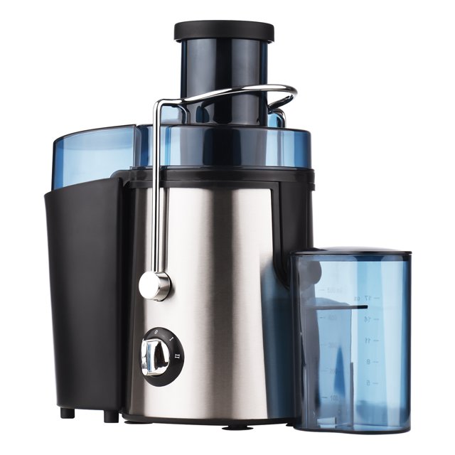 Extracteur de Jus Électrique en Acier Inoxydable 800W Haute Puissance pour Fruits et Légumes Séparation des Résidus de Jus