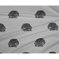 thumbnail image 4 of oneOone Polyester Lycra Fabric Elephant Block Printed Craft Fabric BTY 56 Inch Wide, 4 of 4