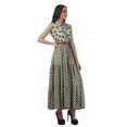 thumbnail image 2 of Moomaya Robes Chemises à Col pour Femmes Imprimées en Rayonne à Boutons Robes Maxi pour Femmes, 2 of 4