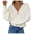 thumbnail image 1 of Lace Cardigan for Women Ladies Front Open Sweater Fall Clothes for Women Sweater Long Sleeve Sweater Cardigans for Women Tan Cardigan Button Fitted Long Cardigan Sweater Fall Clothes for Women Work, 1 of 4
