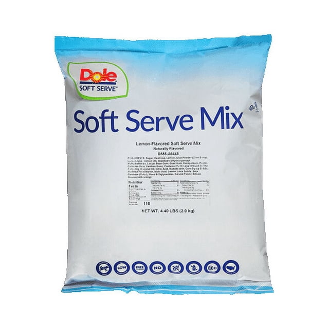 DOLE SOFT SERVE Lemon Soft Serve Mix 4.4 lb/1.99 kgs